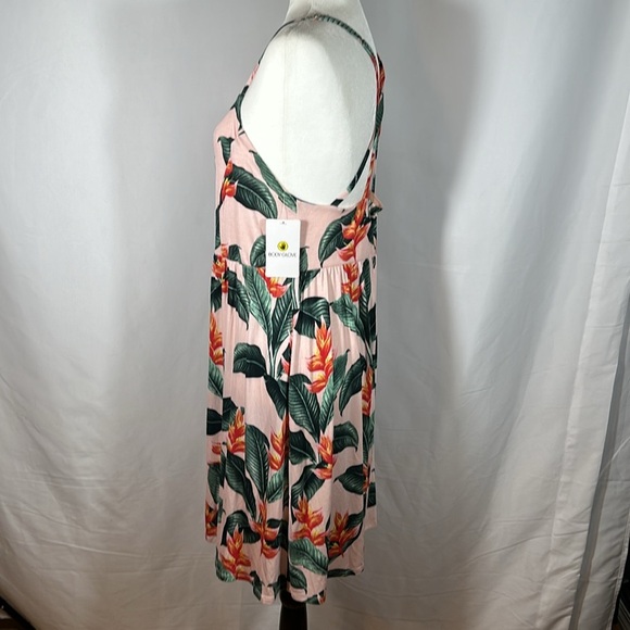 Body Glove Pink & Green Sweet Escape Cover Up Dress NWT - Picture 4 of 9